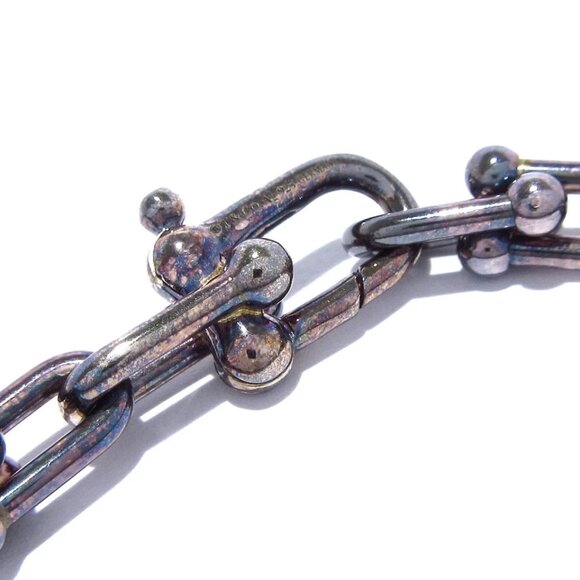 TIFFANY&Co. Hardware Small Link Bracelet - Silver Bracelet 1039-081525 - Picture 3 of 5